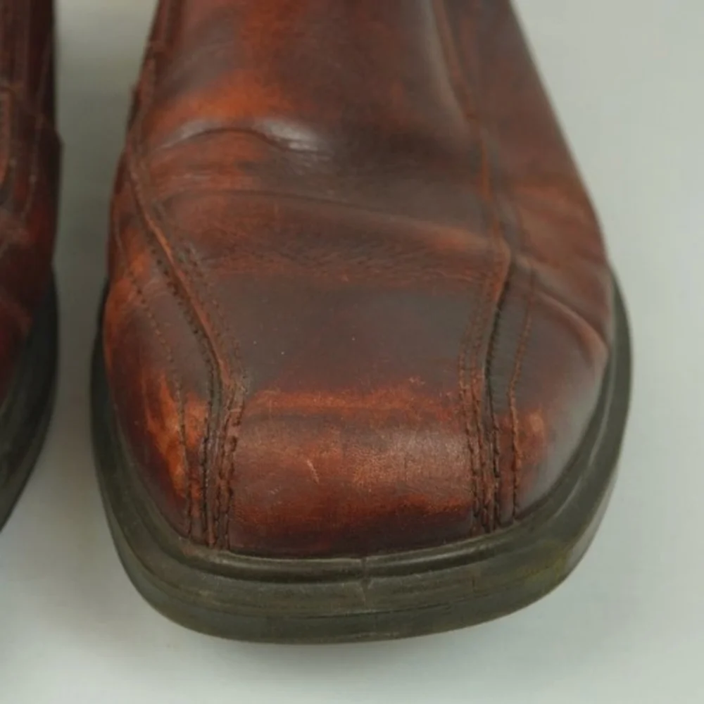 Ecco Helsinki 2 Brown Leather Slip On Loafer Shoes‎ Size 45 = 11